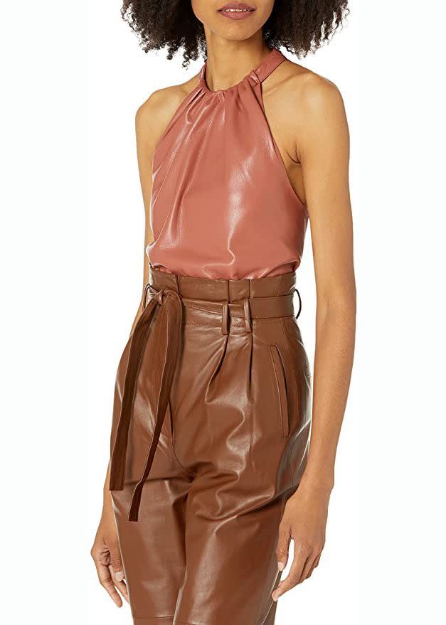 4) Vegan Leather Bonita Shirt