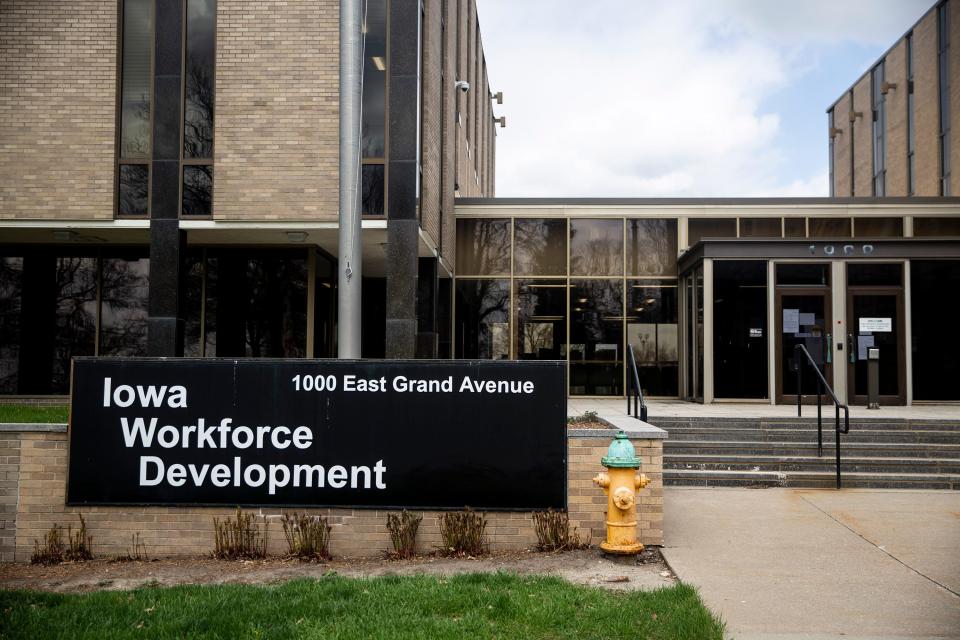 Iowa Workforce Development headquarters in Des Moines' East Village.