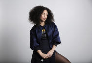 FILE - In this Nov. 2, 2016 file photo, Alicia Keys poses for a portrait in New York. Keys' memoir "More Myself" with be released on Tuesday, March 31. (Photo by Taylor Jewell/Invision/AP, File)