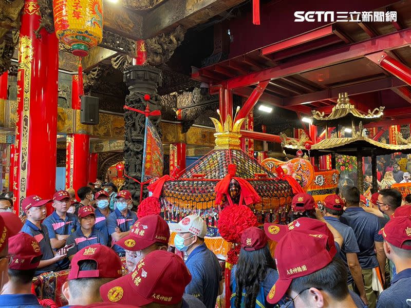 大甲媽神轎也登場。（圖／寶島神很大）