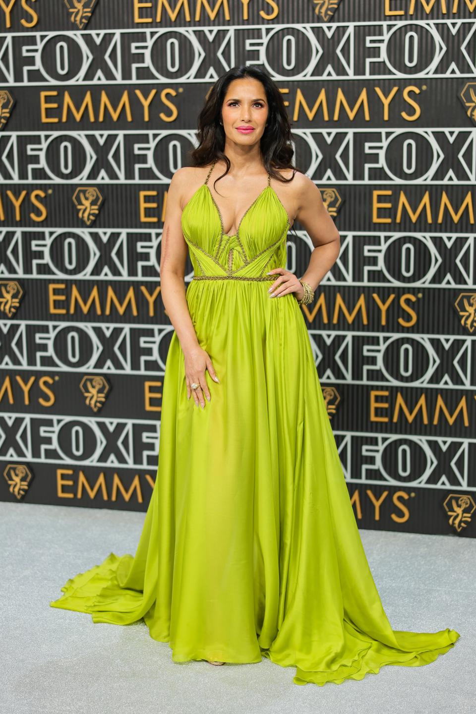 Padma Lakshmi in Marchesa