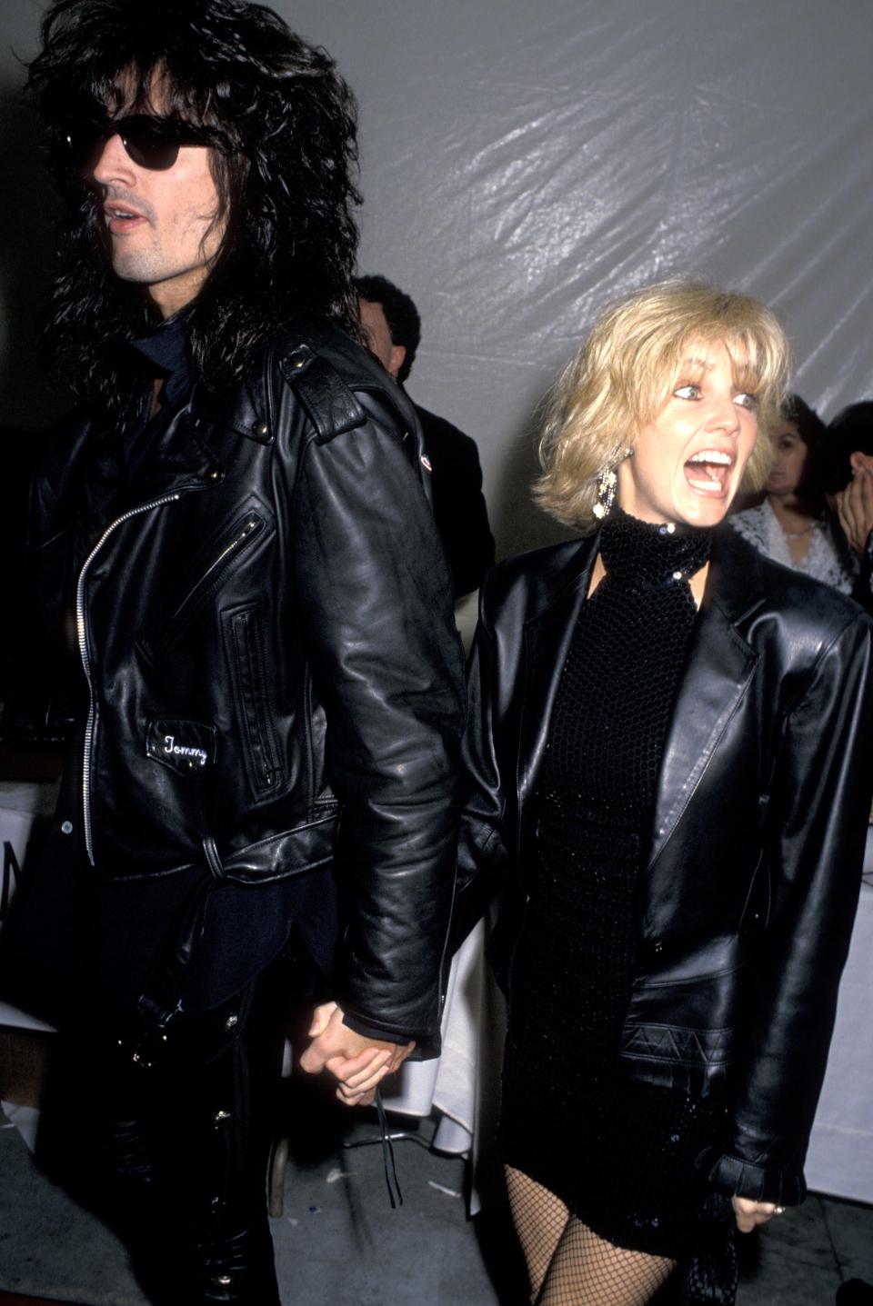 Tommy Lee and Heather Locklear 1990
