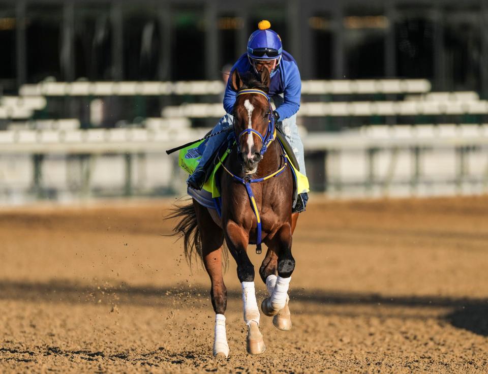 Kentucky Derby contender Lord Miles has been scratched.