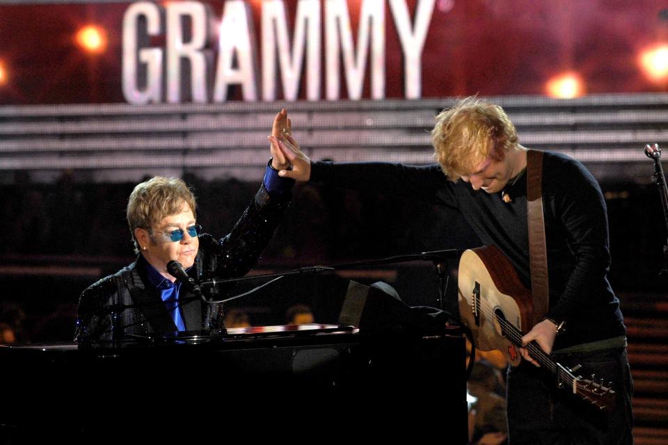 2013 - Grammy Awards with Ed Sheeran