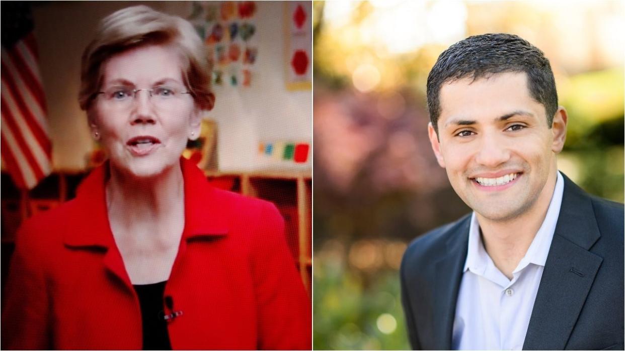 Sen. Elizabeth Warren (D-Mass.) is backing state Del. Sam Rasoul, a political ally who shares her progressive economic ideas. (Photo: Getty Images)