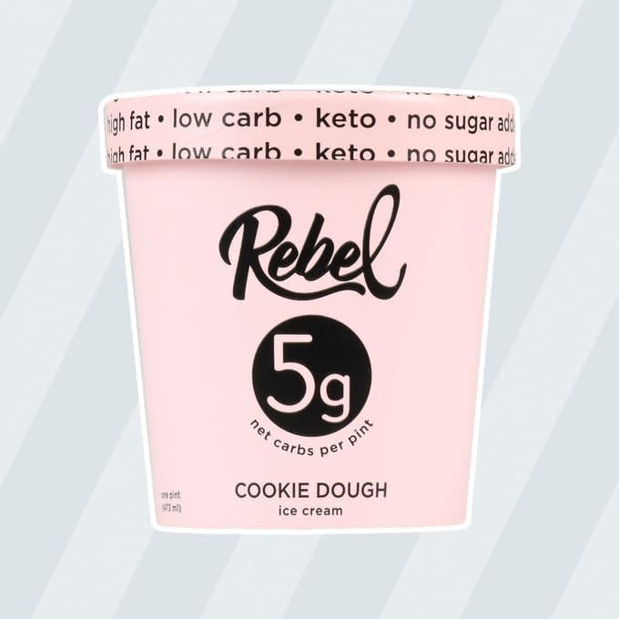 low carb ice creams Rebel Ice Cream Cookie Dough 2