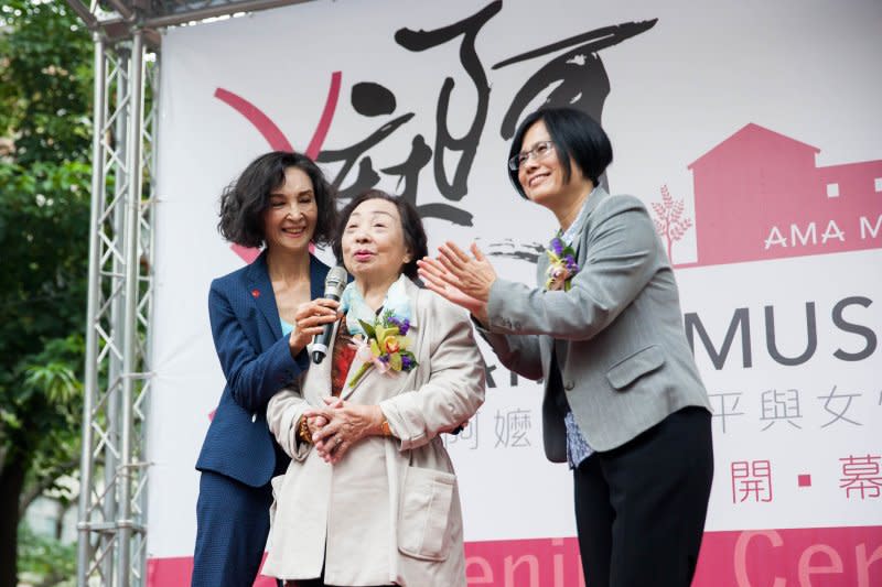 台灣僅存「慰安婦」陳蓮花阿嬤出席「阿嬤家—和平女性人權館」 開幕儀式