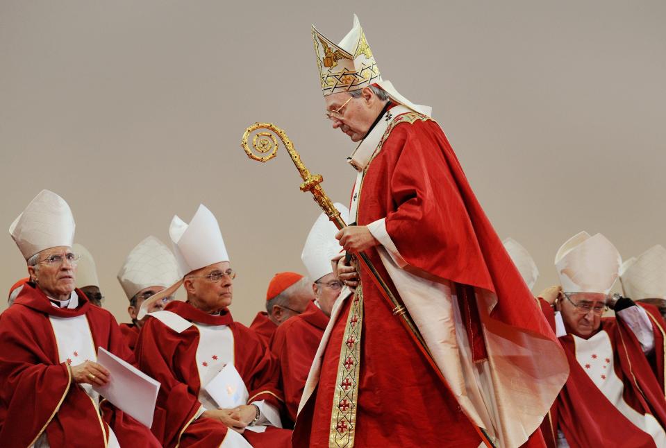 Cardinal George Pell in Sydney Australia