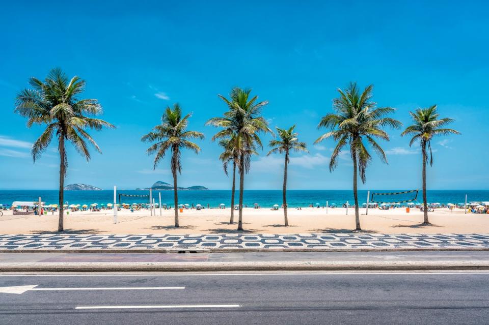 Rio de Janeiro’s adjacent crescents of white sparkle in the sunlight (Getty Images/iStockphoto)