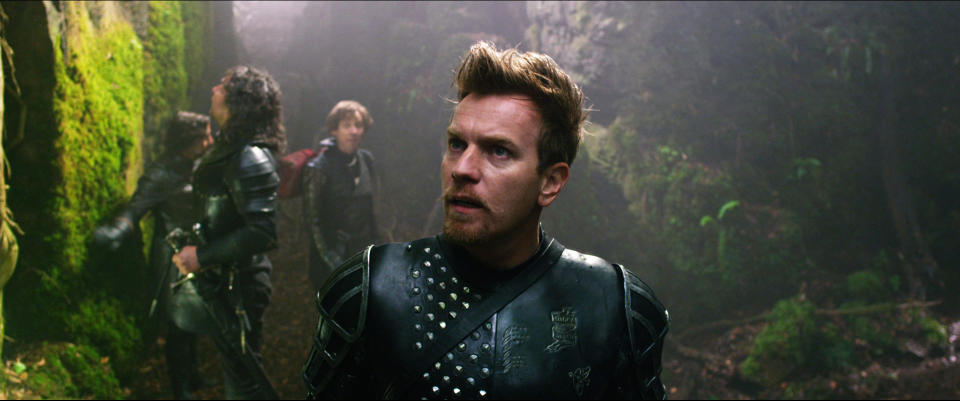 This film image released by Warner Bros. Pictures shows Ewan McGregor in a scene from "Jack the Giant Slayer." (AP Photo/Warner Bros. Pictures)