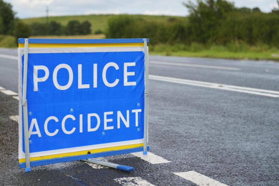 File photo: Police accident sign. <i>(Image: NQ)</i>