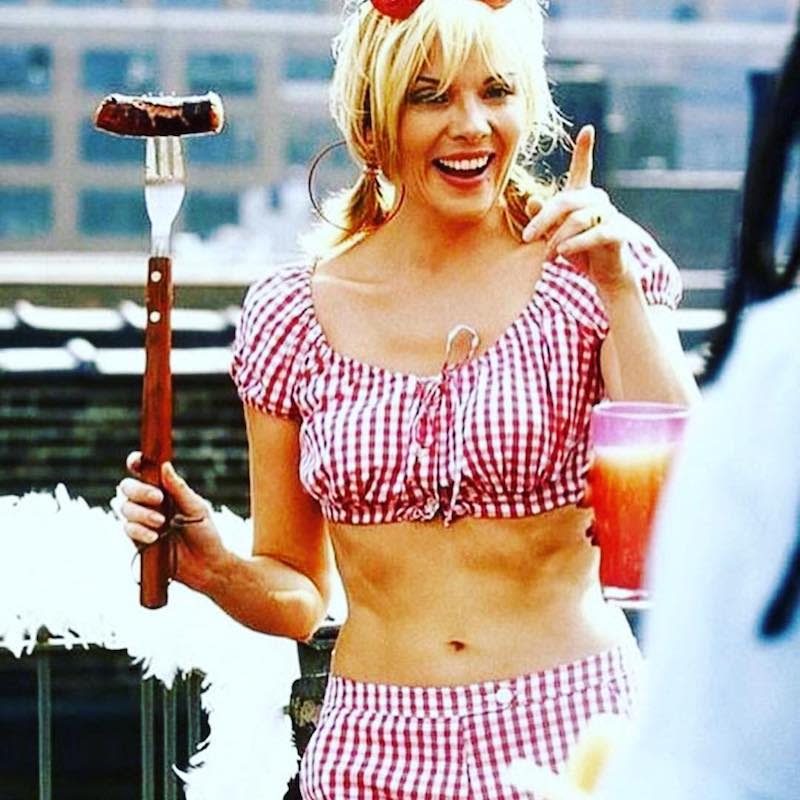 <p>Samantha Jones, er, Kim Cattrall used an iconic <em>Sex and the City</em> outfit to wish her followers a happy Fourth of July. No complaints here! (Photo: <a rel="nofollow noopener" href="https://www.instagram.com/p/BWILpilABK8/" target="_blank" data-ylk="slk:Kim Cattrall via Instagram;elm:context_link;itc:0;sec:content-canvas" class="link ">Kim Cattrall via Instagram</a>)<br><br></p>