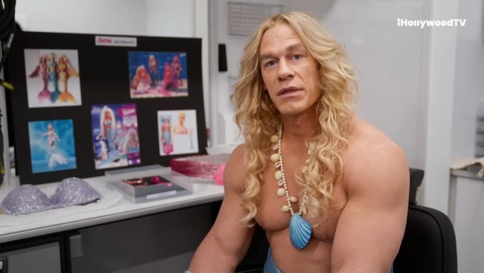 First Look at John Cena as Ken Mermaid or Kenmaid in the Barbie movie