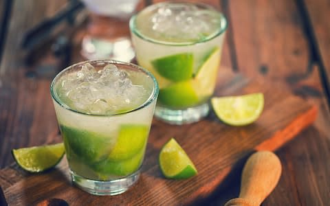 Caipirinha cocktails - Credit: Getty