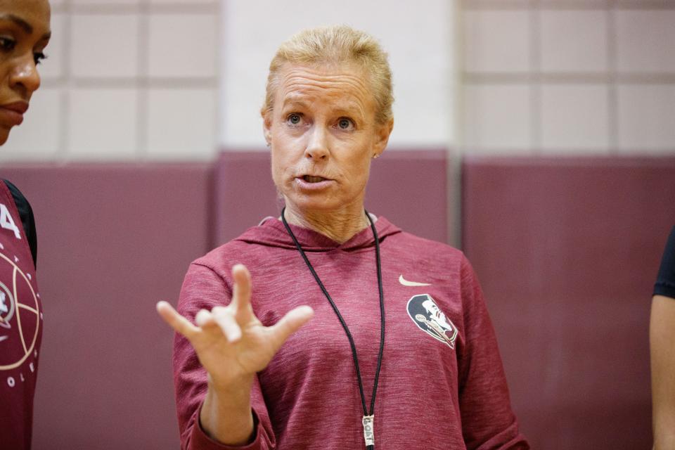 FSU women's basketball coach Sue Semrau is looking to lead the Seminoles to their sixth straight win over rival Florida this weekend in Gainesville.