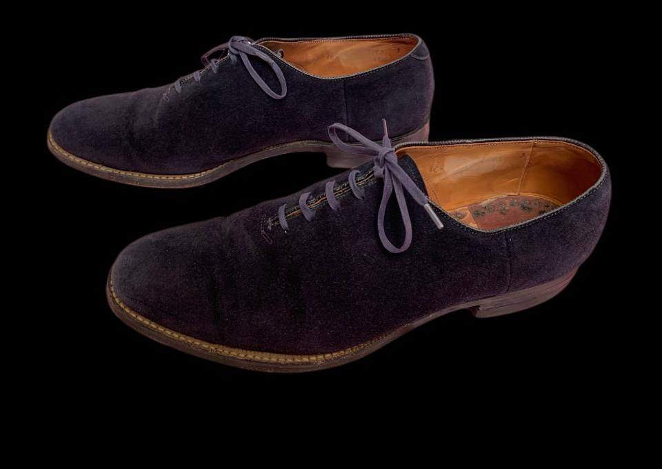 Elvis Presley's blue suede shoes