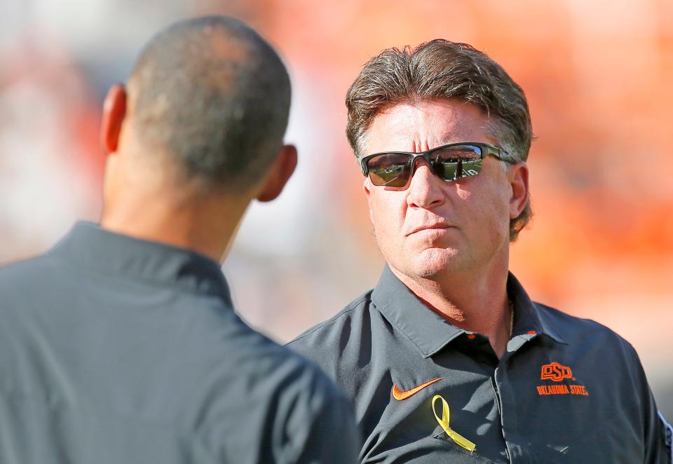 Oklahoma State coach Mike Gundy spoke to the media on Monday, previewing the No. 7 Cowboys' home game against Texas Tech on Saturday.