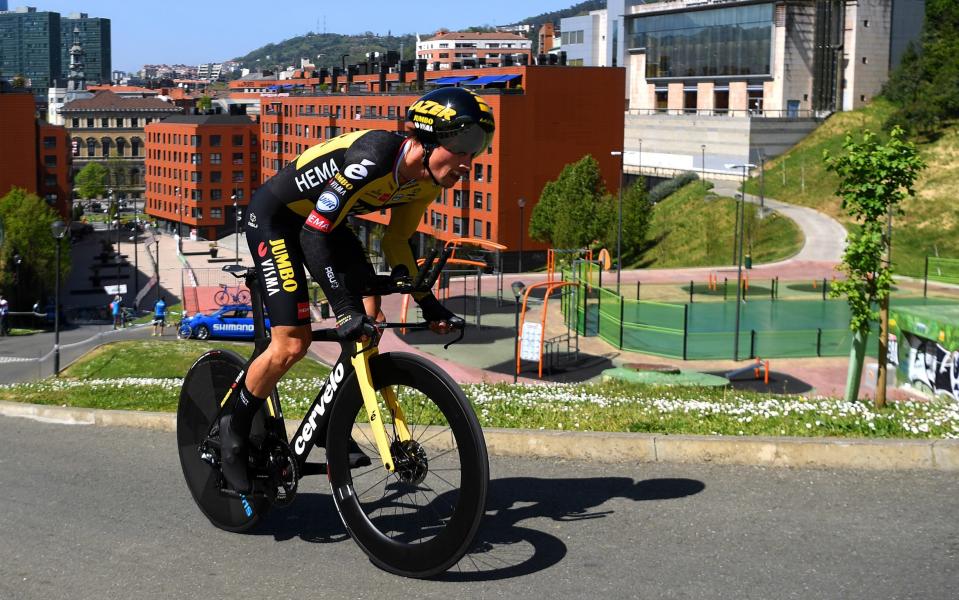 Primoz Roglic — Primoz Roglic wins opening stage time trial to take lead at Itzulia Basque Country - GETTY IMAGES