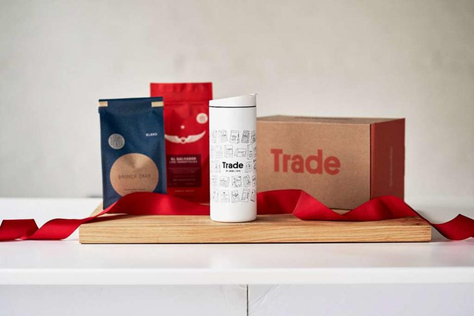 Trade Coffee offers a range of packaged gifts and subscriptions for coffee lovers.