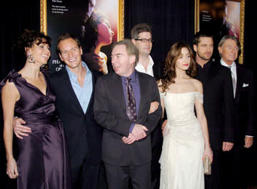 Minnie Driver , Patrick Wilson , composer Andrew Lloyd Webber , Emmy Rossum , Gerard Butler and director Joel Schumacher at the New York premiere of Warner Brothers' Andrew Lloyd Webber's The Phantom of the Opera