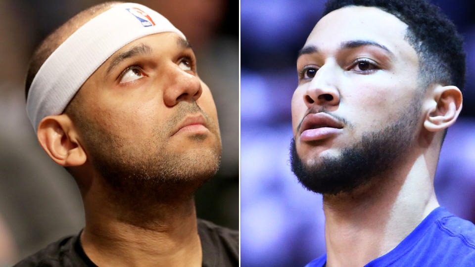 Brooklyn Nets forward Jared Dudley says he regrets his choice of words after describing Ben Simmons as ‘average’. Pictures: Getty Images