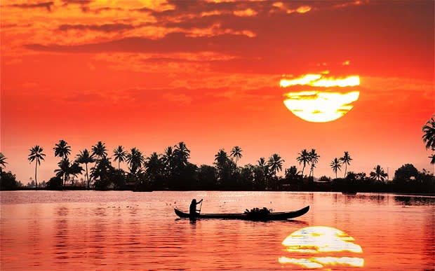 <b>Kerala, India</b> Photo by: Telegraph<<br><br> Enjoy the warm sun, even as it sets. <br>