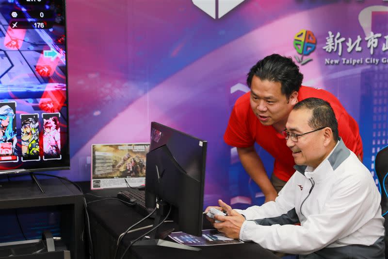本次配合「2024新北電競爭霸戰」，特別規劃臺灣原創遊戲互動體驗區。(圖/新北電競基地提供)
