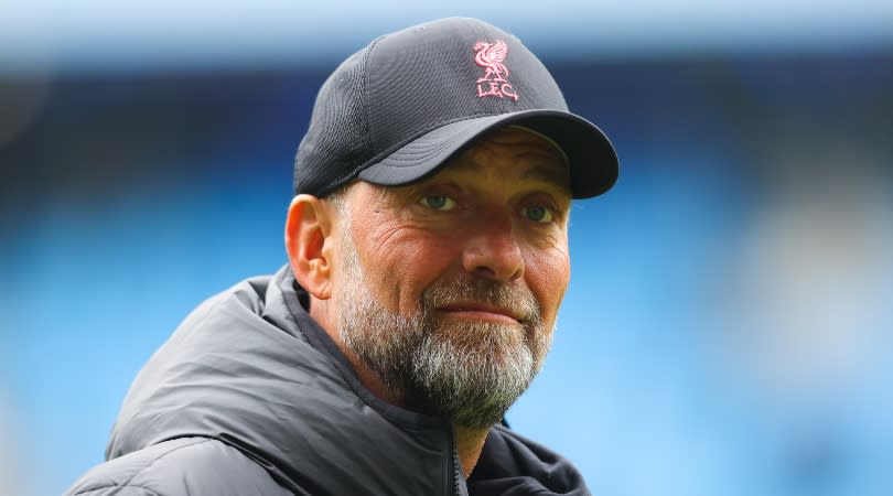   Liverpool manager Jurgen Klopp during his side's 4-1 loss to Manchester City in the Premier League in April 2023. 