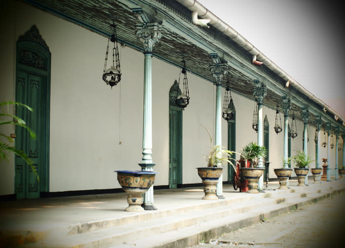 Colliding cultures: The Kraton Kasunanan Surakarta resembles a European-style combined with traditional Javanese architecture. (