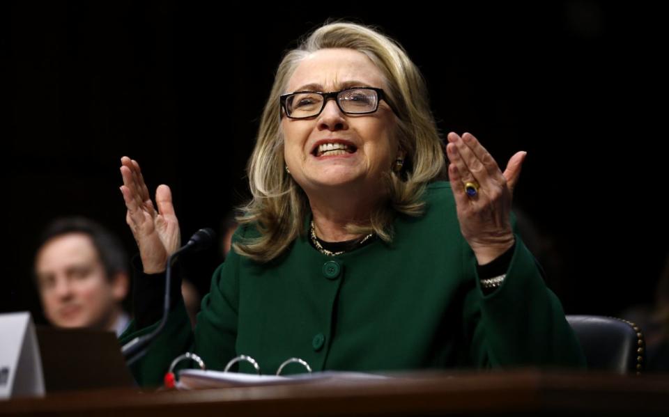 Secretary of State Hillary Clinton before the Senate Foreign Relations Committee