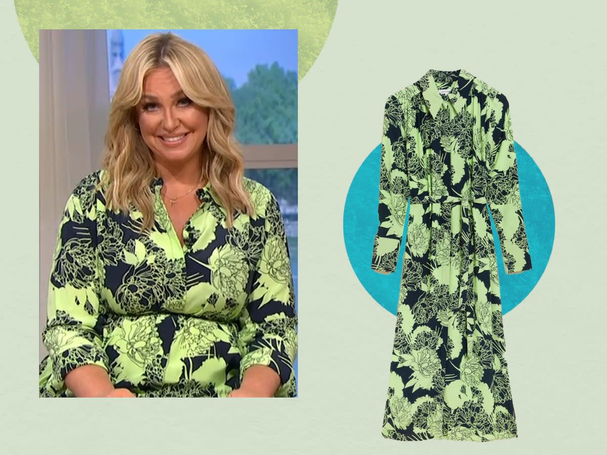 This summer-ready dress is bang on trend (ITV/The Independent)