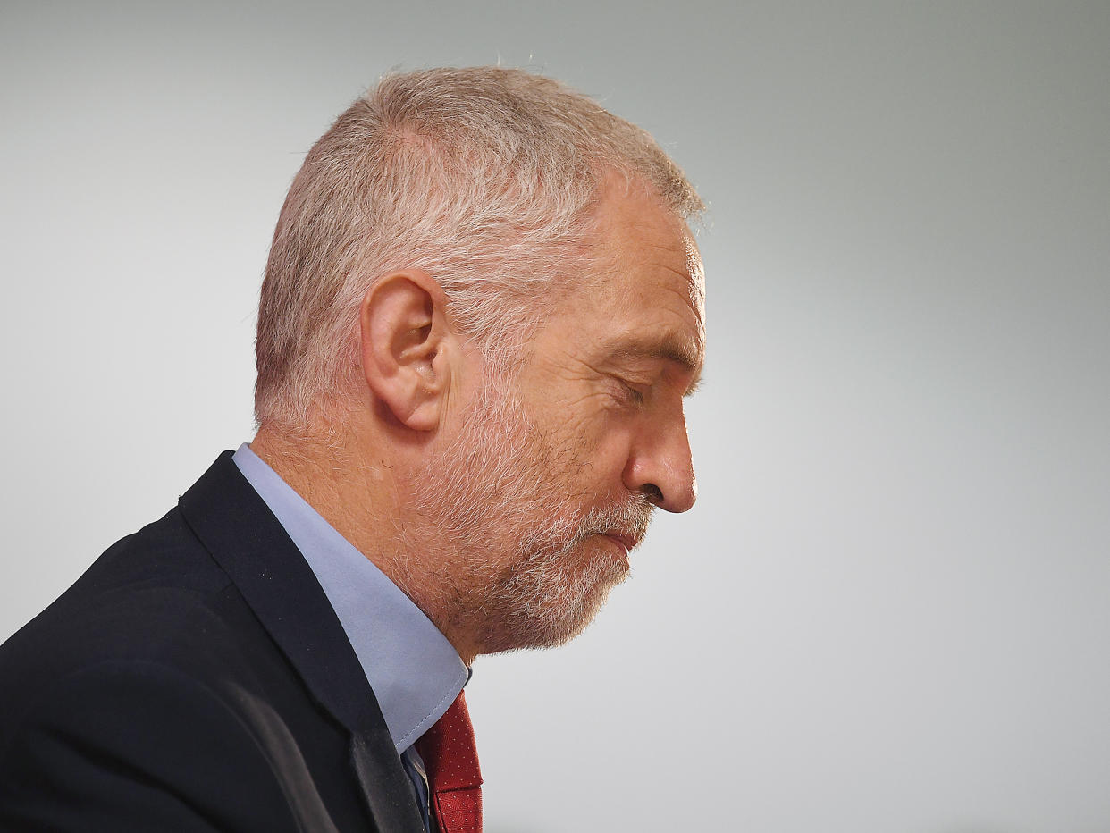 Labour leader Jeremy Corbyn speaks in Peterborough: Getty Images