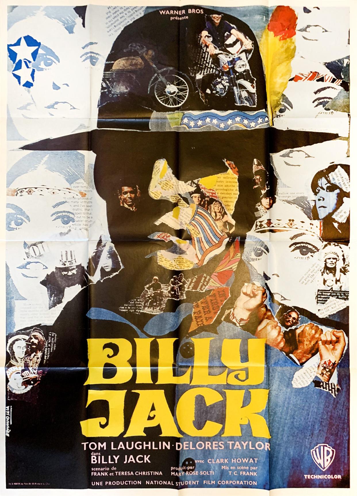 Movie poster for the 1971 film, Billy Jack