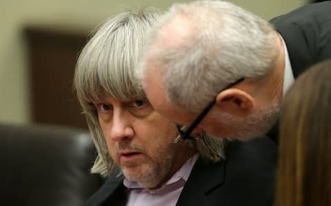 Lawyers for David Turpin said he appeared 'dazed' - Credit: Reuters