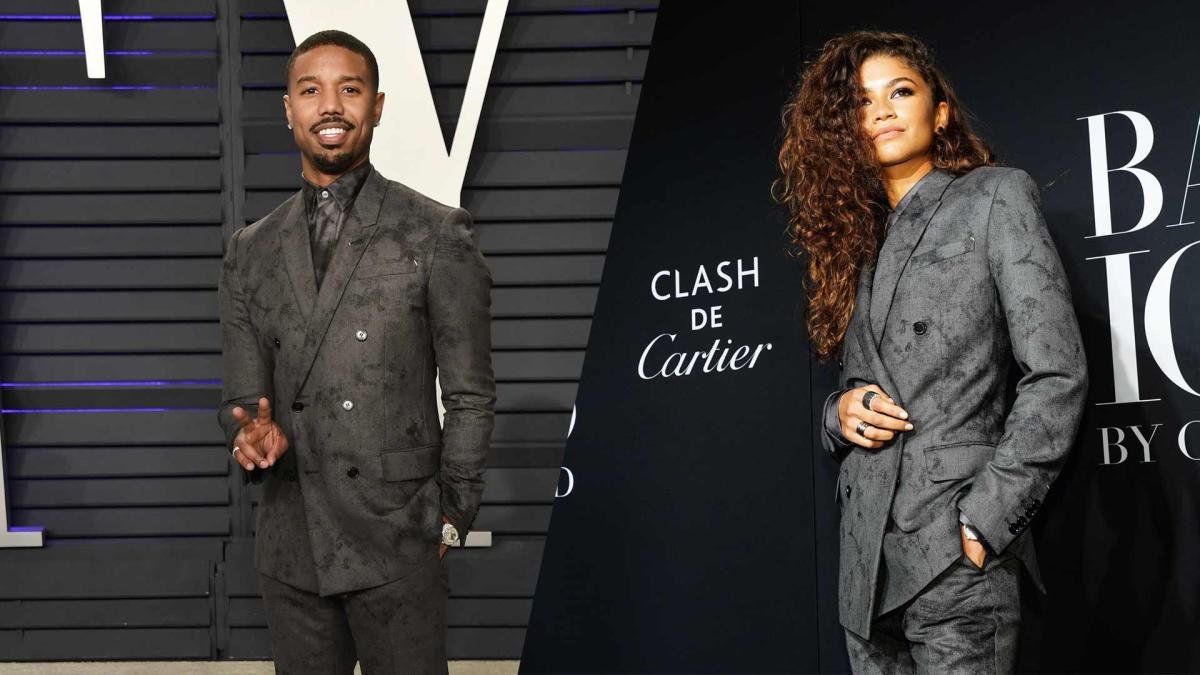 Zendaya And Michael B Jordan Wore Same Berluti Suit