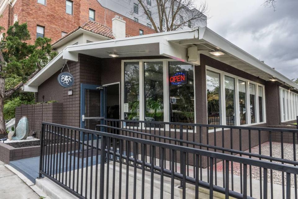 An exterior view of Octopus Baja on Friday. The restaurant on K Street in midtown Sacramento is the latest offering by restaurateur Ernesto Delgado.