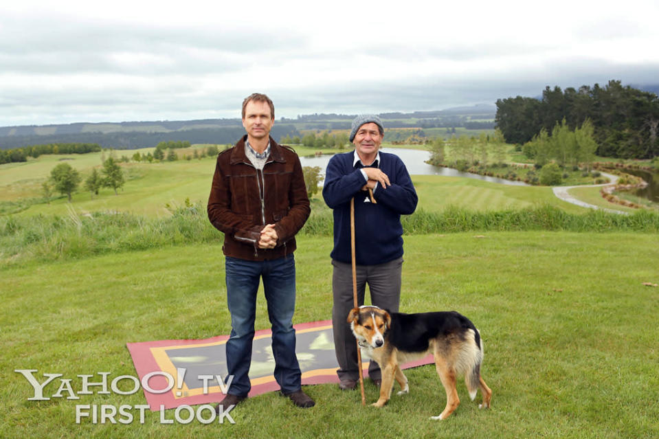 "When I was a kid we revered shepherds like our greeter and their dogs. In fact we had a primetime television show dedicated to these talented sheep wrangles called 'A Dog's Show!' The show was about three farmers who wield sticks and whistle and put their dogs through their paces to wrangle the 'sticky sheep.' — Phil Keoghan