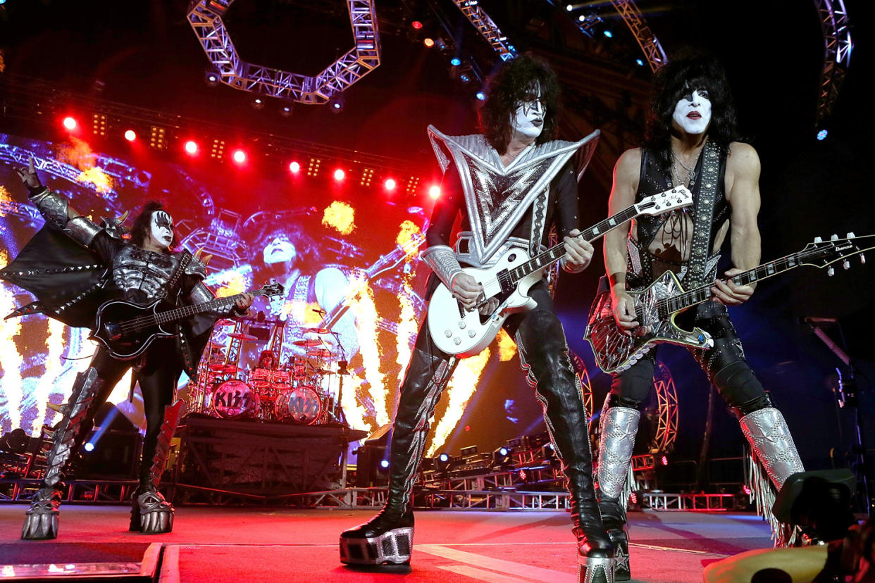 Cancelled: KISS have pulled out of their scheduled Manchester Arena concert: Paul Kane/Getty Images