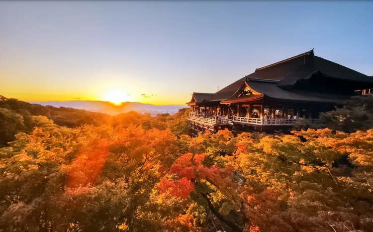 清水寺美景每年吸引眾多遊客參訪。資料照片