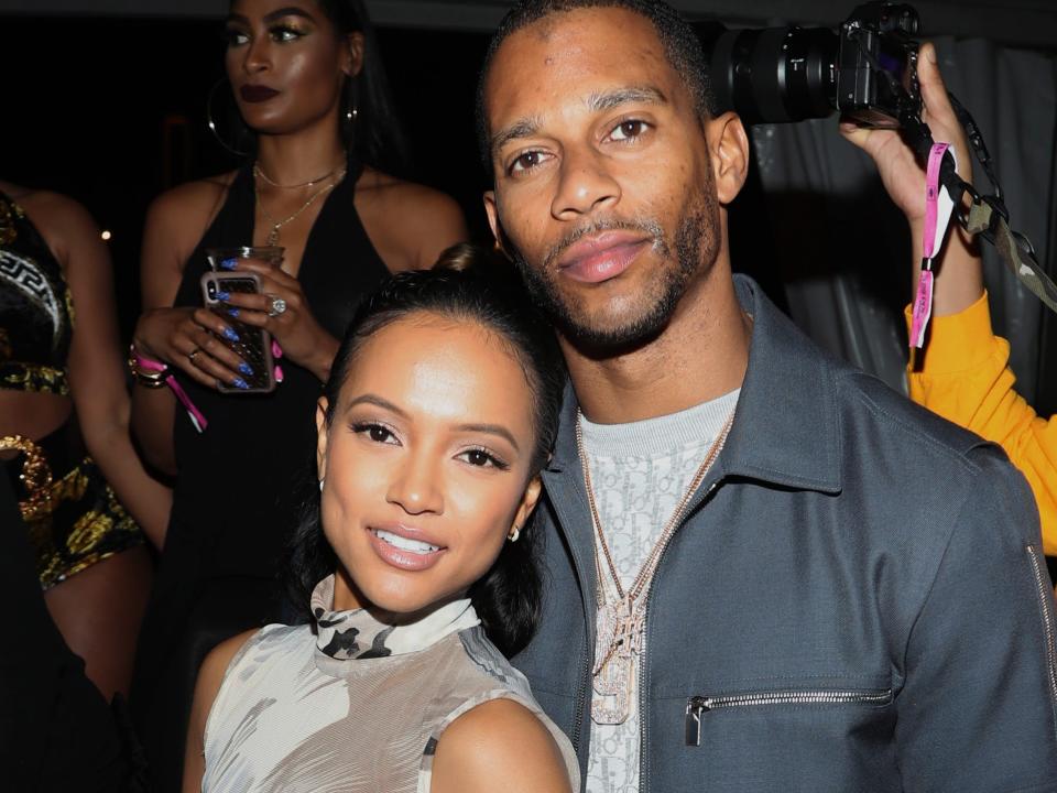 Victor Cruz and Karrueche Tran february 2020