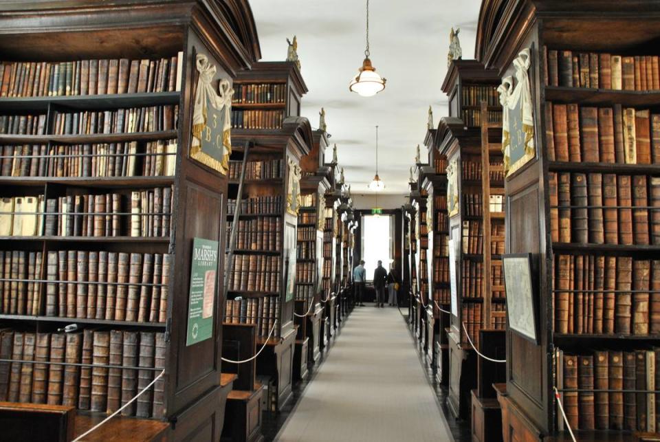 La biblioteca de Marsh se abrió en 1707, lo que la convierte en la más antigua de Irlanda, y desde entonces se ha conservado sin modificaciones. 