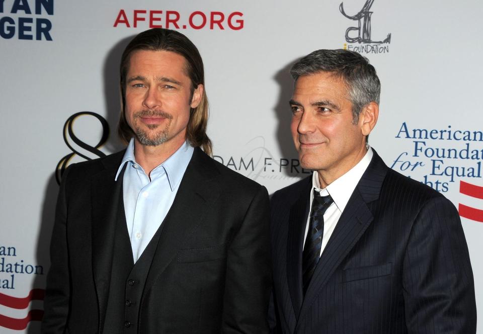 brad pitt george clooney 2012