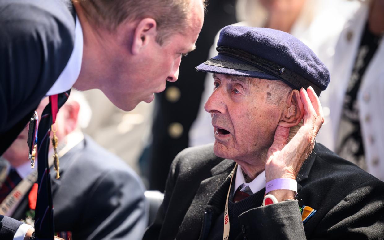 The Prince of Wales met veterans in Portsmouth