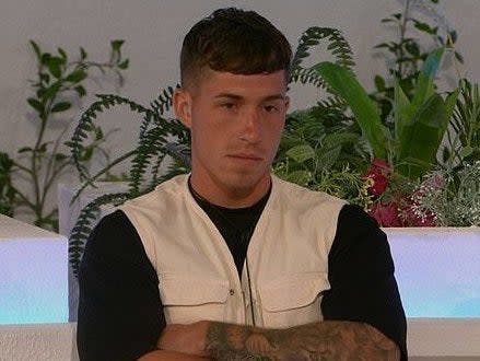 Connor has become notorious for sulking on Love Island: ITV