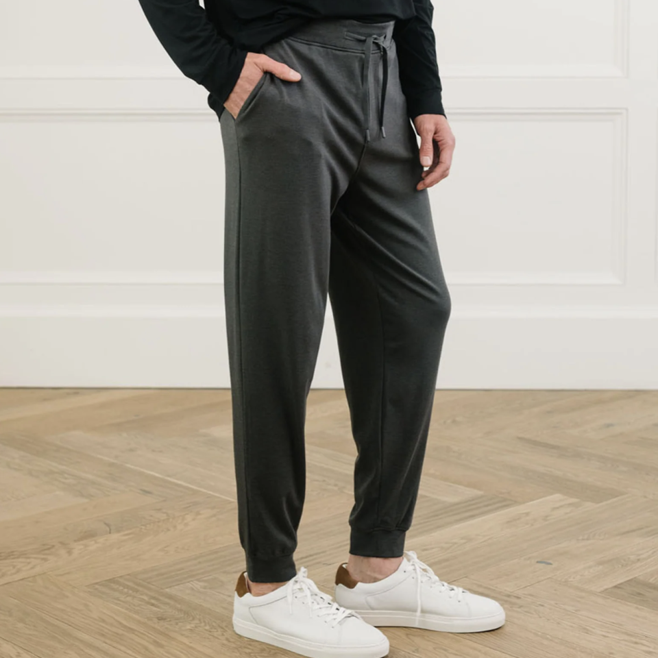 <p><a href="https://go.redirectingat.com?id=74968X1596630&url=https%3A%2F%2Fcozyearth.com%2Fproducts%2Fultra-soft-bamboo-jogger-pant%3Fvariant%3D37476504862900&sref=https%3A%2F%2Fwww.countryliving.com%2Fshopping%2Fgifts%2Fg43750836%2Fbest-gifts-for-men%2F" rel="nofollow noopener" target="_blank" data-ylk="slk:Shop Now;elm:context_link;itc:0;sec:content-canvas" class="link ">Shop Now</a></p><p>Cozy Earth Bamboo Jogger Pant</p><p>$132.00</p>