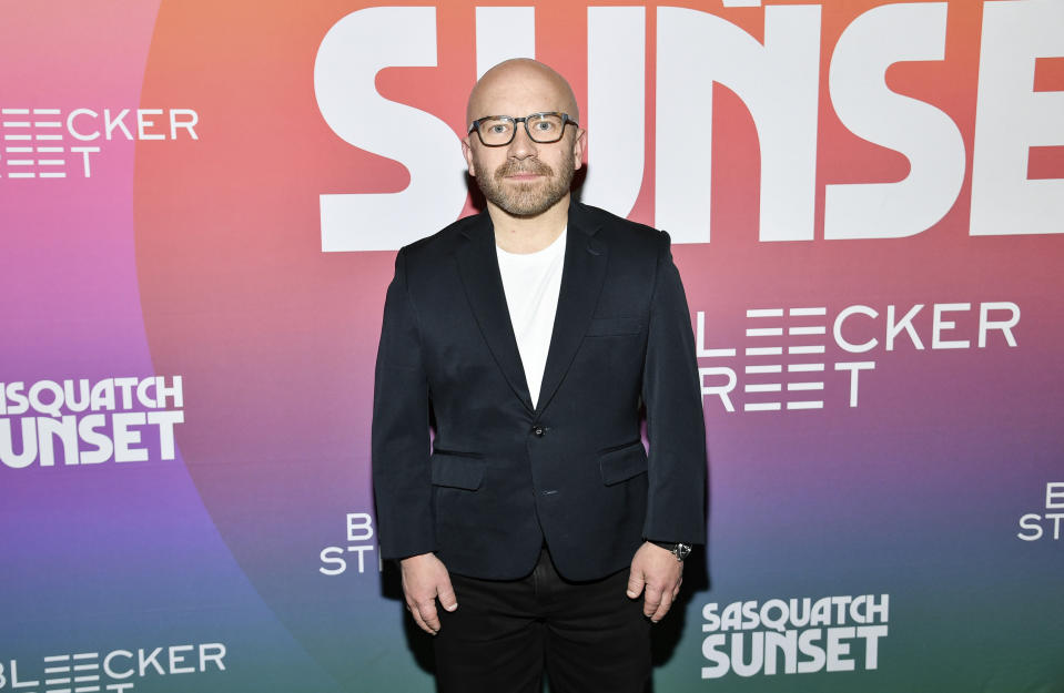 Christophe Zajac-Denek attends the premiere of "Sasquatch Sunset" at Metrograph, Monday, April 1, 2024, in New York. (Photo by Evan Agostini/Invision/AP)