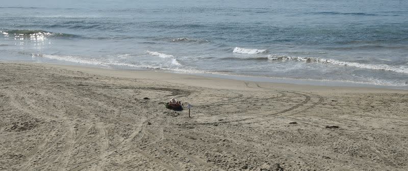 Oil spill off the coast of California has come ashore in Huntington Beach