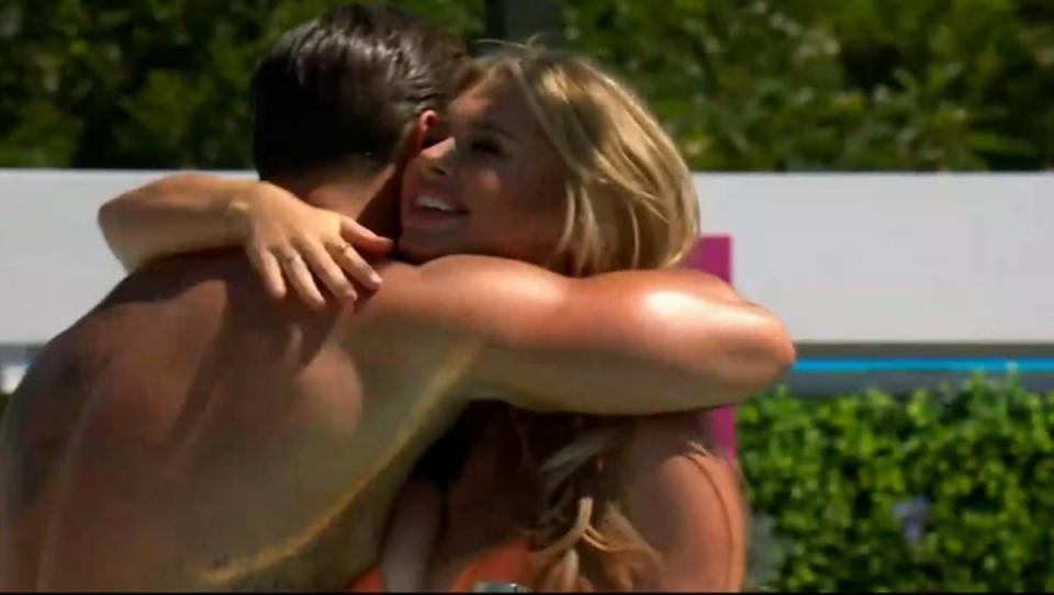 Liberty and Jack reunite on ‘Love Island’ (ITVX/ Love Island: All-Stars)