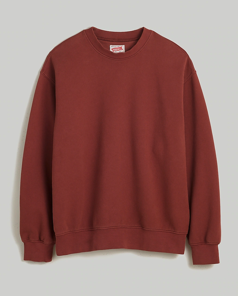 <p><a href="https://go.redirectingat.com?id=74968X1596630&url=https%3A%2F%2Fwww.madewell.com%2Fthe-mccarren-midweight-crewneck-sweatshirt-99107151141.html%3Fsource%3DgooglePLA%26noPopUp%3Dtrue%26srcCode%3DPaid_Search%257CShopping_NonBrand_PMax_NCA%257CGoogle%257CMWGGBS00002_99107151141_18211078200___c_pla_online__9004347%26gad_source%3D1%26gclid%3DCj0KCQiA2eKtBhDcARIsAEGTG42O392PntVeS71kKpc1ZQ6VvpNk9azvyrnsFDwZ1aGilJzqmT2dFr4aAjYXEALw_wcB%26gclsrc%3Daw.ds&sref=https%3A%2F%2Fwww.esquire.com%2Fstyle%2Fmens-fashion%2Fg33956308%2Fbest-crew-neck-sweatshirts-men%2F" rel="nofollow noopener" target="_blank" data-ylk="slk:Shop Now;elm:context_link;itc:0;sec:content-canvas" class="link ">Shop Now</a></p><p>McCarren Midweight Crewneck Sweatshirt</p><p>madewell.com</p><p>$79.50</p>