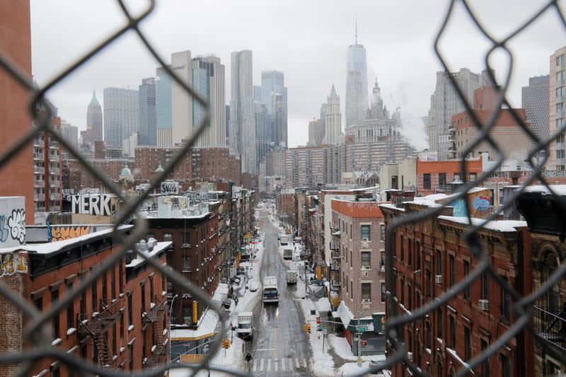 Snowfall in New York City